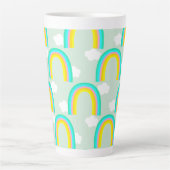Regenbogen mit blauer Wolke Milchtasse (Vorderseite)