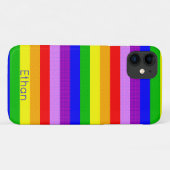 Regenbogen mit dotty-Muster Case-Mate iPhone Hülle (Rückseite (Horizontal))