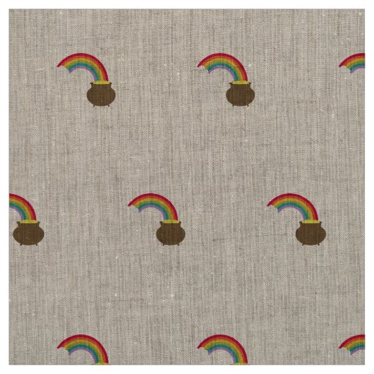 Regenbogen mit Gold Stoff (Muster)