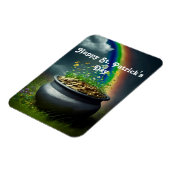 Regenbogen mit goldfarbenem, flexibler Magnet (Linke Seite)