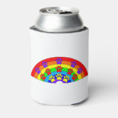 Regenbogen mit Hundeschraube Dosenkühler (Kanne Rückseite)