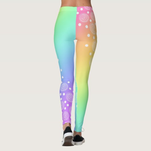 Regenbogen mit Leggings (Rückseite)