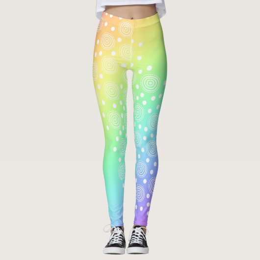 Regenbogen mit Leggings (Vorderseite)