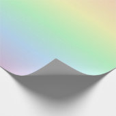 Regenbogen mit Pastellfarben Geschenkpapier (Ecke)