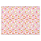 Regenbogen mit rosa Wolke Tischdecke (Vorderseite (Horizontal))