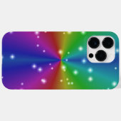 Regenbogen mit Sternen Case-Mate iPhone Hülle (Rückseite (Horizontal))