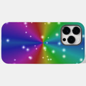 Regenbogen mit Sternen Case-Mate iPhone Hülle (Rückseite (Horizontal))