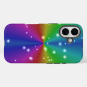 Regenbogen mit Sternen Case-Mate iPhone Hülle (Rückseite (Horizontal))