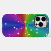Regenbogen mit Sternen Case-Mate iPhone Hülle (Rückseite (Horizontal))