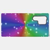 Regenbogen mit Sternen Samsung Galaxy Hülle (Rückseite (Horizontal))