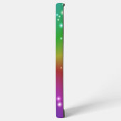 Regenbogen mit Sternen Samsung Galaxy Hülle (Linke Seite)