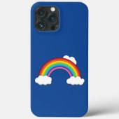 Regenbogen mit weißen Wolken Case-Mate iPhone Hülle (Rückseite)