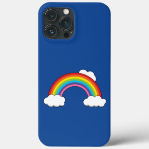 Regenbogen mit weißen Wolken Case-Mate iPhone Hülle