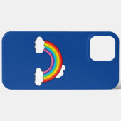 Regenbogen mit weißen Wolken Case-Mate iPhone Hülle (Rückseite (Horizontal))