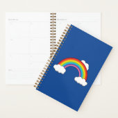 Regenbogen mit weißen Wolken Planer (Anzeige)