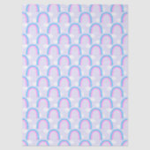 Regenbogen mit Wolke Helllila Seidenpapier (Vorderseite)