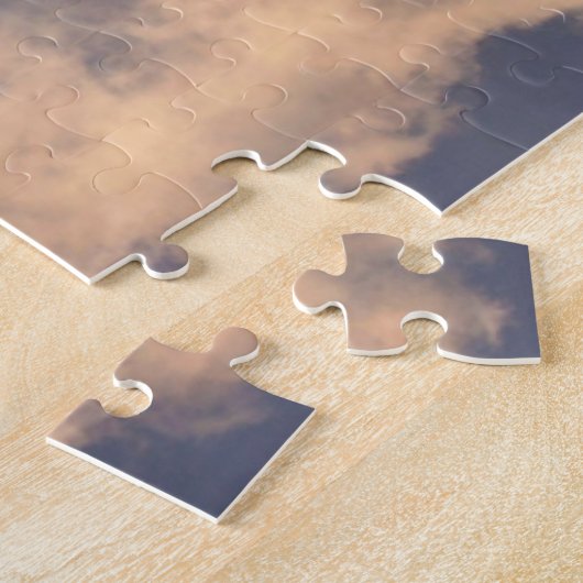 Regenbogen mit Wolken und blauem Himmel Puzzle (Seite)