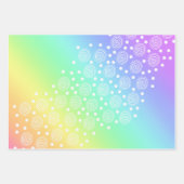 Regenbogen mit Wrapping Paper Geschenkpapier Set (Vorderseite 2)