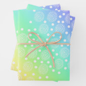 Regenbogen mit Wrapping Paper Geschenkpapier Set (Beispiel)