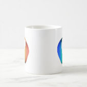 Regenbogen Mobius Streifen Kaffeetasse (Mittel)