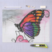 Regenbogen-Monarchfalter-ursprüngliche Seidenpapier (Handwerk)