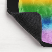Regenbogen-Mond Mousepad (Ecke)