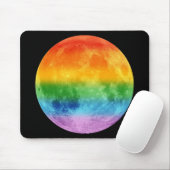 Regenbogen-Mond Mousepad (Mit Mouse)