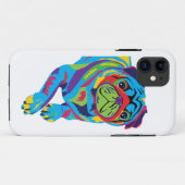 Regenbogen-Mops Case-Mate iPhone Hülle (Rückseite (Horizontal))