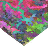 [Regenbogen-Mosaik-] Buntglas-Effekt Kurzer Tischläufer (Ecke)