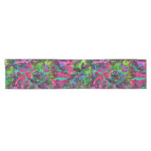 [Regenbogen-Mosaik-] Buntglas-Effekt Kurzer Tischläufer (Horizontal)