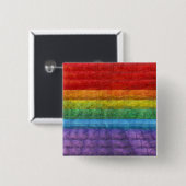 Regenbogen-Mosaik-Gay Pride-Flagge Button (Vorne & Hinten)