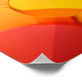 Regenbogen-Mosaik-Geometrisches Muster Abstrakt Poster (Ecke)