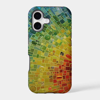 "Regenbogen-Mosaik-Telefon-Kasten "