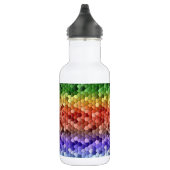 Regenbogen-Mosaikmuster Edelstahlflasche (Rechts)