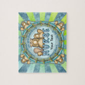 Regenbogen-Motto-Krankenschwester Puzzle (Vertikal)
