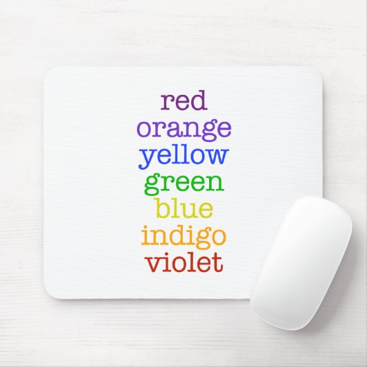 Regenbogen mousepad (Mit Mouse)