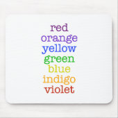 Regenbogen mousepad (Vorne)
