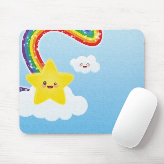 Regenbogen Mousepad (Mit Mouse)