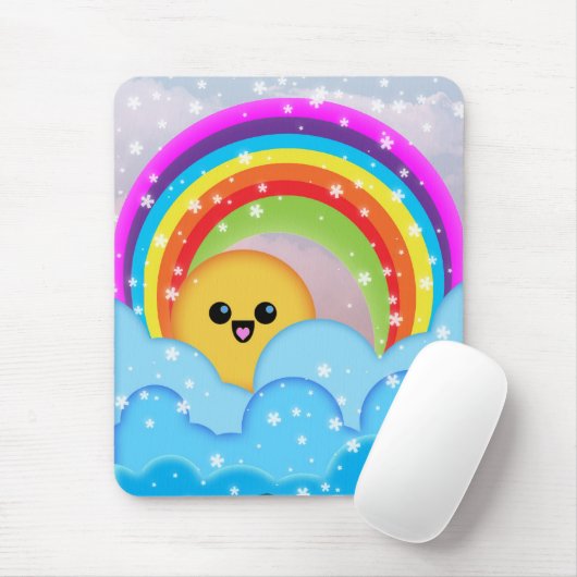Regenbogen Mousepad (Mit Mouse)