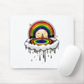 Regenbogen Mousepad (Mit Mouse)
