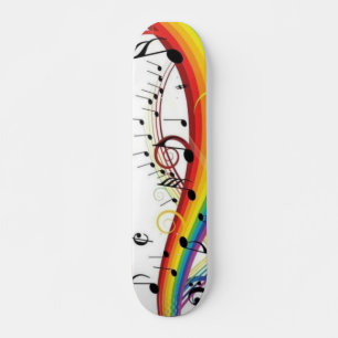 Regenbogen-Musik-Brett Skateboard
