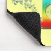 Regenbogen-Musik Mousepad (Ecke)