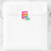 Regenbogen Müsli Runder Aufkleber (Tasche)