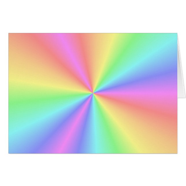 Regenbogen Muster 3 (Vorderseite (Horizontal))