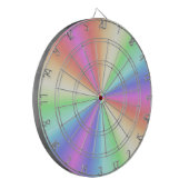 Regenbogen Muster 3 Dartscheibe (Vorderseite Links)