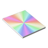 Regenbogen Muster 3 Notizblock (angewinkelt)