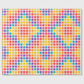 Regenbogen Muster Grafisch Geschenkpapier (Flach)