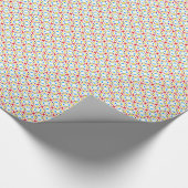 Regenbogen Muster Grafisch Geschenkpapier (Ecke)