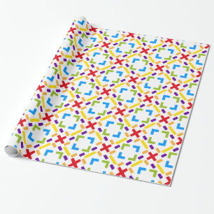 Regenbogen-Muster Grafisch Geschenkpapier