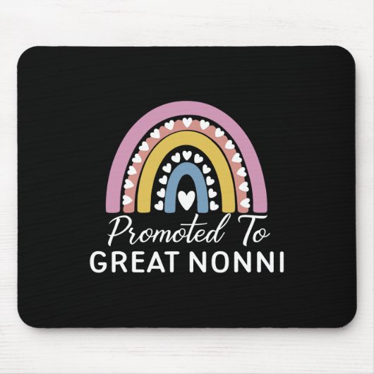 Regenbogen nach Groß Nonni Mousepad (Vorne)